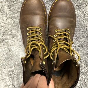 Dr.Martens brown leather boots